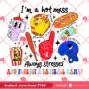 Im A Hot Mess PNG, Baseball Mom PNG, Mothers Day PNG