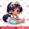 Jasmine Princess Nurse PNG, Disney Princess Nurse Cute Jasmine PNG