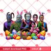 Killers Easter 2025 PNG, Horror Friends Easter PNG