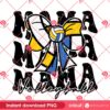 Mama Volleyball Coquette Bow PNG, Volleyball Sport Mom PNG, Mothers Day PNG