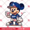 Mickey Dodgers Baseball Player PNG, Disney Mouse MLB Sport PNG, Los Angeles Dodgers Mickey Mouse PNG