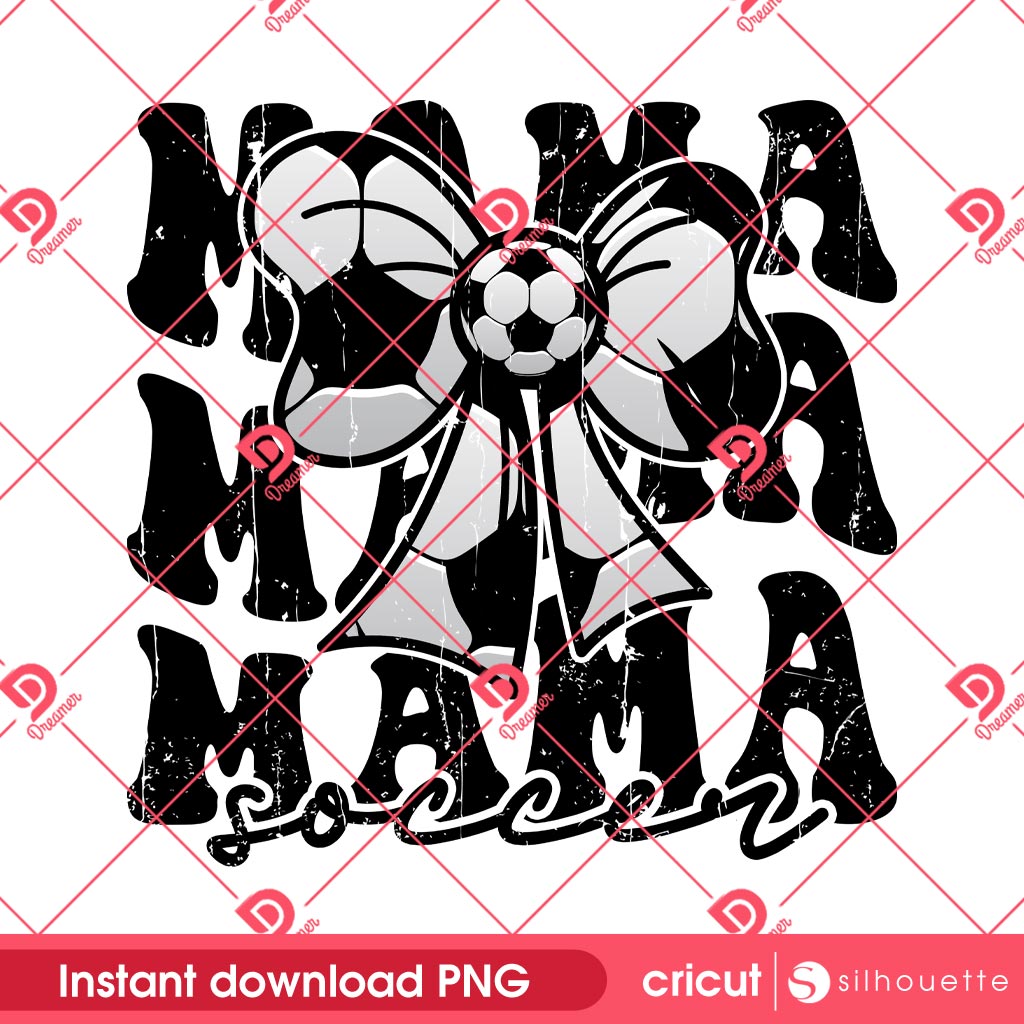 Soccer Mama Coquette Bow PNG, Soccer Mom PNG, Sport Coquette Mothers Day PNG