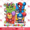 Superhero Happy Easter PNG, Baby Superhero Easter Day PNG