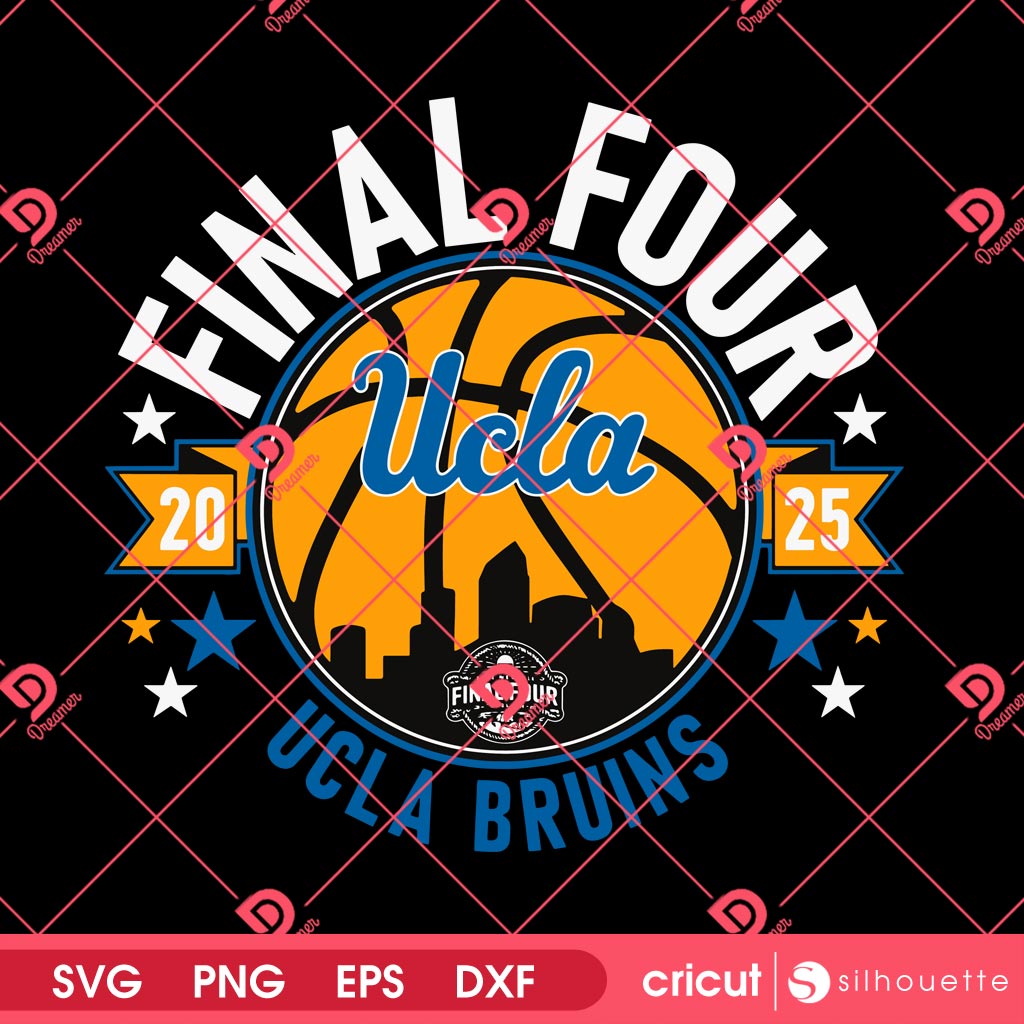 Ucla Bruins 2025 Final Four SVG PNG, Womens Basketball Glory SVG PNG