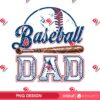 Baseball Dad PNG, Fathers Day Sport PNG, Vintage Daddy Baseball Sport PNG