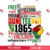 Black History Month PNG, African American Juneteenth PNG, Juneteenth 1865 PNG