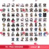 Bundle Raiders Design SVG PNG, Las Vegas Raiders Football Sport Characters Bundle PNG