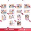 Bundle She Is Mom PNG, Mothers Day Bundle PNG