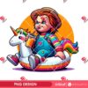 Chucky Summer PNG, Horror Killers Summer PNG