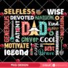Dad Typography Design PNG, Fathers Day PNG, Gift For Dad 2025 PNG