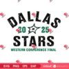 Dallas Stars 2025 Stanley Cup SVG PNG, Playoffs Western Conference Final SVG PNG