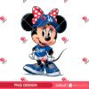 Disney Minnie Mouse LA Dodgers PNG, Minnie Baseball Player PNG, Disney Mouse Friends Sport MLB PNG