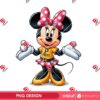 Disney Minnie Pittsburgh Pirates Baseball PNG, MLB Sport Disney Friends PNG, Minnie Mouse Pittsburgh Pirates PNG