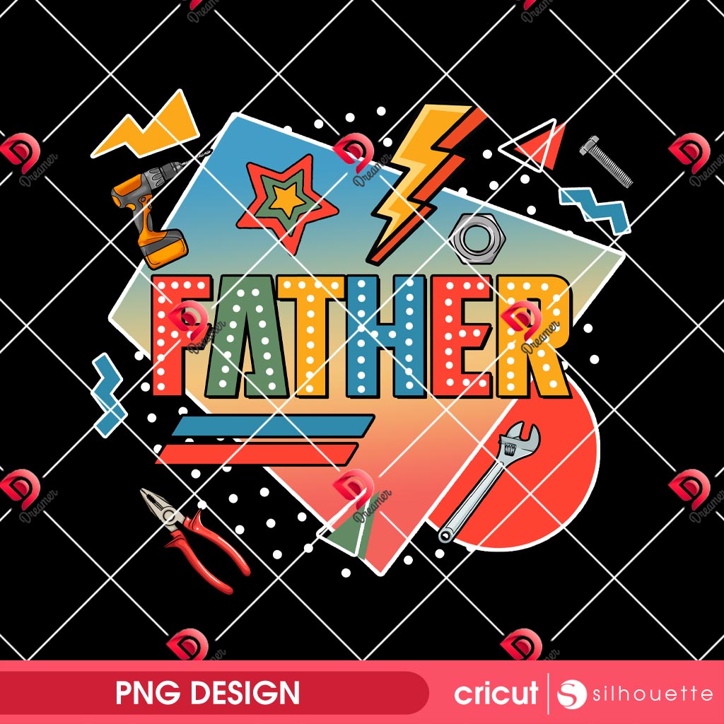 Fathers Day 2025 Gift For Dad PNG, Father Design Sublimation PNG