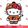 Hello Kitty Philadelphia Flyers PNG, NHL Sport Hello Kitty Hockey Philadelphia Flyers PNG