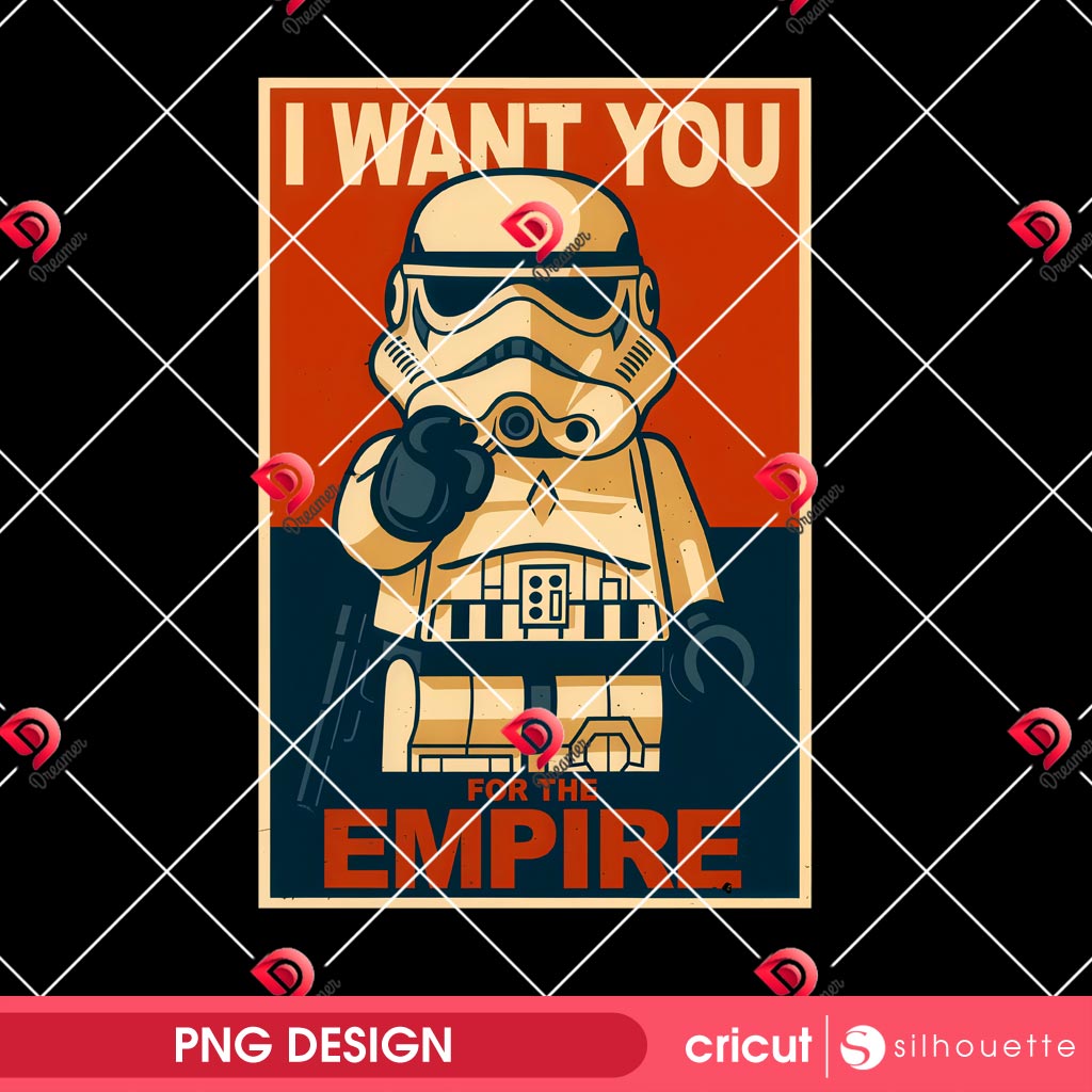 I Want You For The Empire PNG, Star Wars Movie PNG