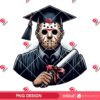 Jason Voorhees Graduation 2025 PNG, Horror School PNG, Horror Killer Graduation PNG