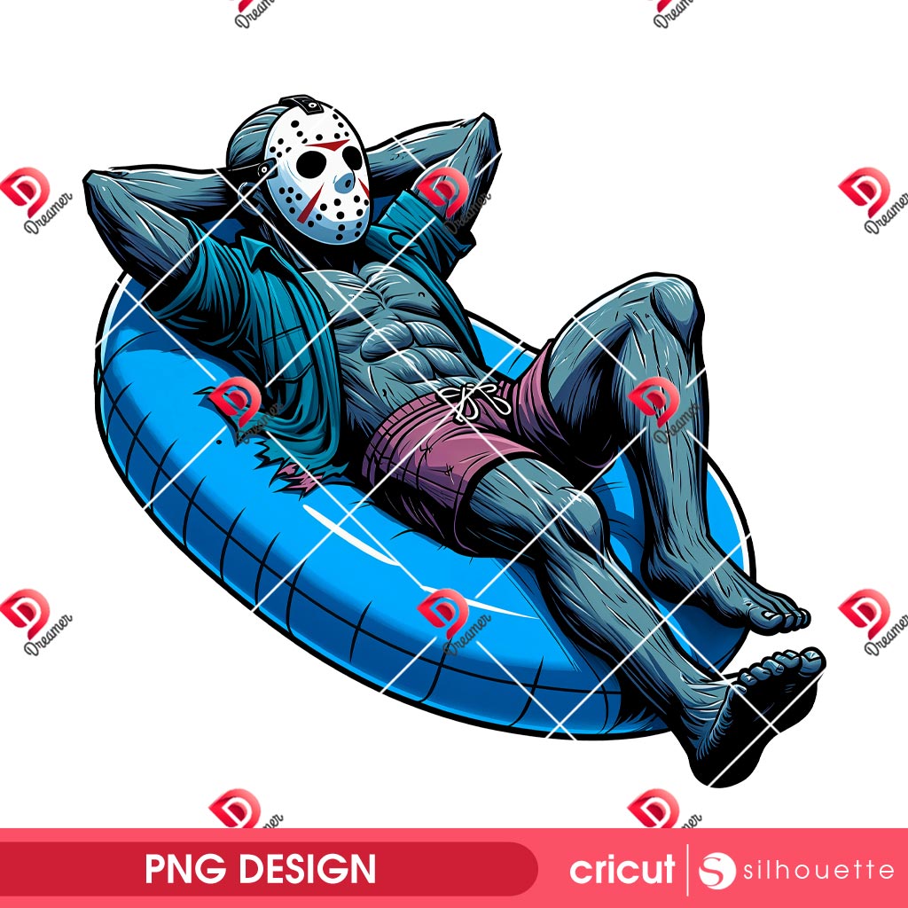 Jason Voorhees Hello Summer 2025 PNG, Horror Killer Summer PNG
