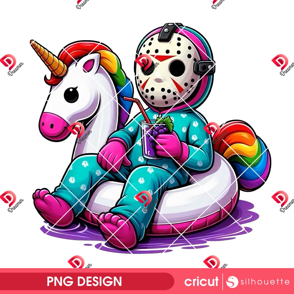 Jason Voorhees Summer PNG, Horror Killers Summer PNG