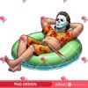Michael Myers Hello Summer 2025 PNG, Horror Killers Summer 2025 PNG