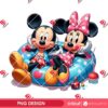Mickey And Minnie Summer 2025 PNG, Hello Summer Disney Mouse Couple PNG