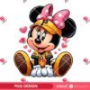 Pittsburgh Pirates Minnie Mouse Baseball PNG, Disney Friends Sport Pittsburgh Pirates PNG