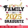 Proud Family Of A 2025 Graduate SVG PNG, Class Of 2025 Family Graduation SVG PNG, Proud Dad 2025 SVG PNG