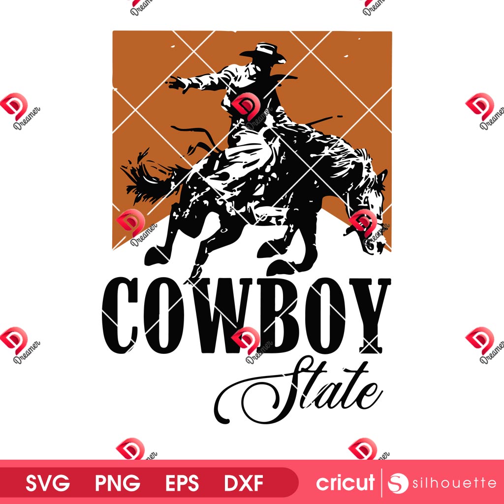 Retro Cowboys SVG PNG, Vintage Western Cowboys SVG PNG, Western Cowboy State SVG PNG