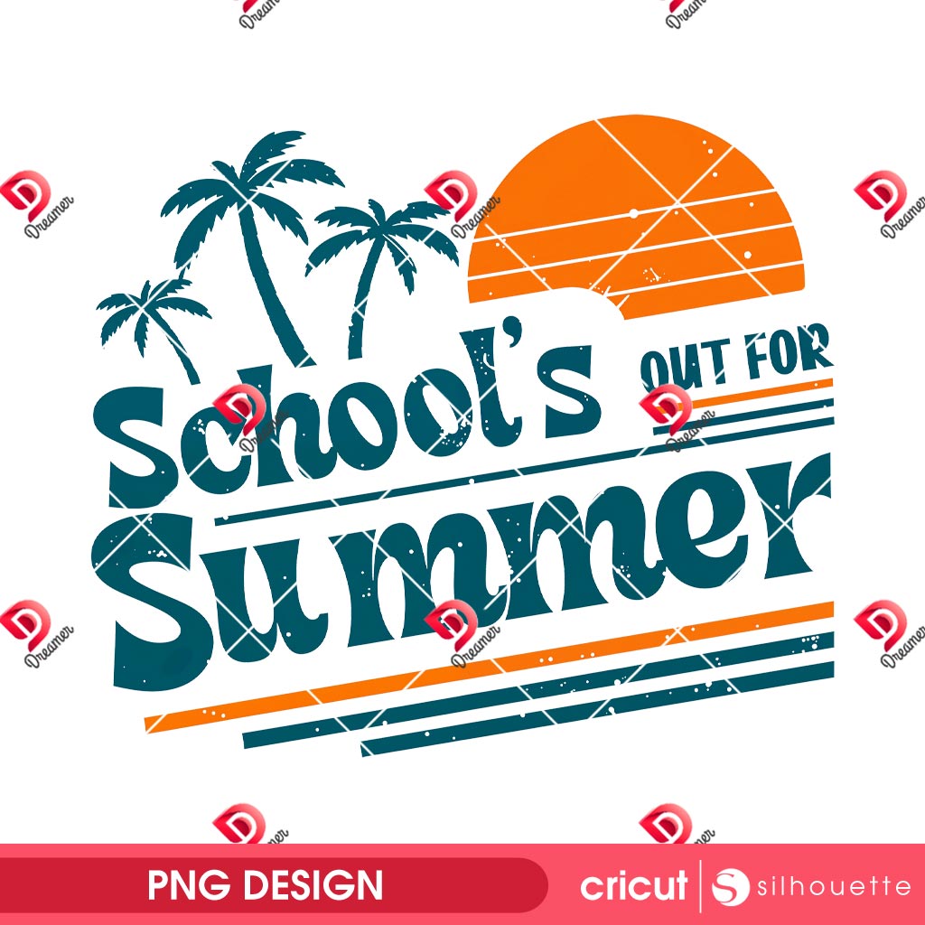 Schools Out For Summer 2025 PNG Design, Teacher Last Day Of School 2025 PNG