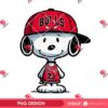 Snoopy Chicago Bulls PNG, Snoopy Basketball Bulls Team PNG, NBA Peanuts Cartoon Snoopy PNG