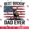 Best Buckin Dad Ever SVG PNG, Dad Deer Hunting Design PNG SVG, Dad Life SVG PNG