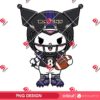 Kuromi Baltimore Ravens Player PNG, Kuromi NFL Football Ravens PNG