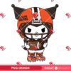 Kuromi Cleveland Browns Player PNG, Kuromi NFL Football Cleveland Browns PNG