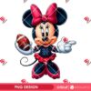 Minnie Texans Football PNG, Disney Minnie Mouse Houston Texans NFL PNG